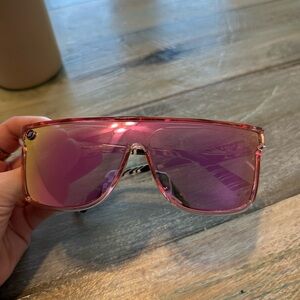 Pink Shield Sunglasses - Womens Fashion Sunglasses